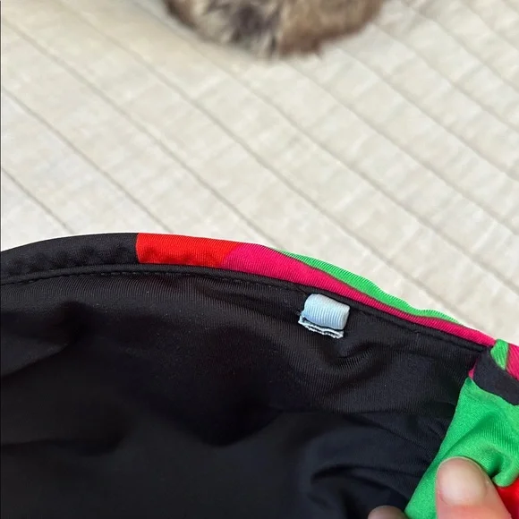 NWT Anthropologie Sanctuary Bandeau black green floral high waist Bikini Set M - Picture 9 of 12